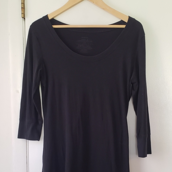 Patagonia 3/4 Sleeve Black Dress/Tunic - Picture 3 of 7